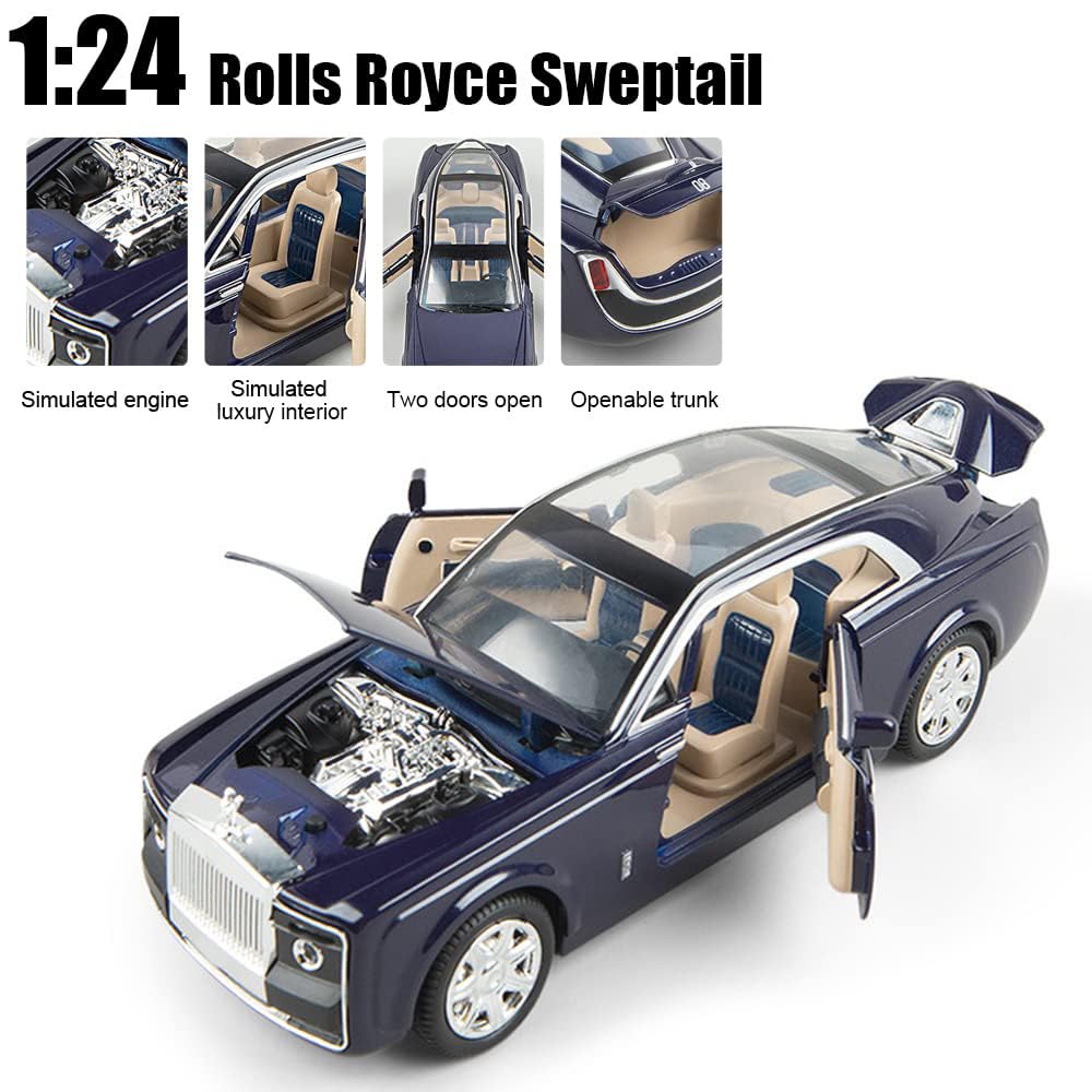 1:24 ROLLS-ROYCE SWEPTAIL LUXURY ALLOY DIECAST MODEL