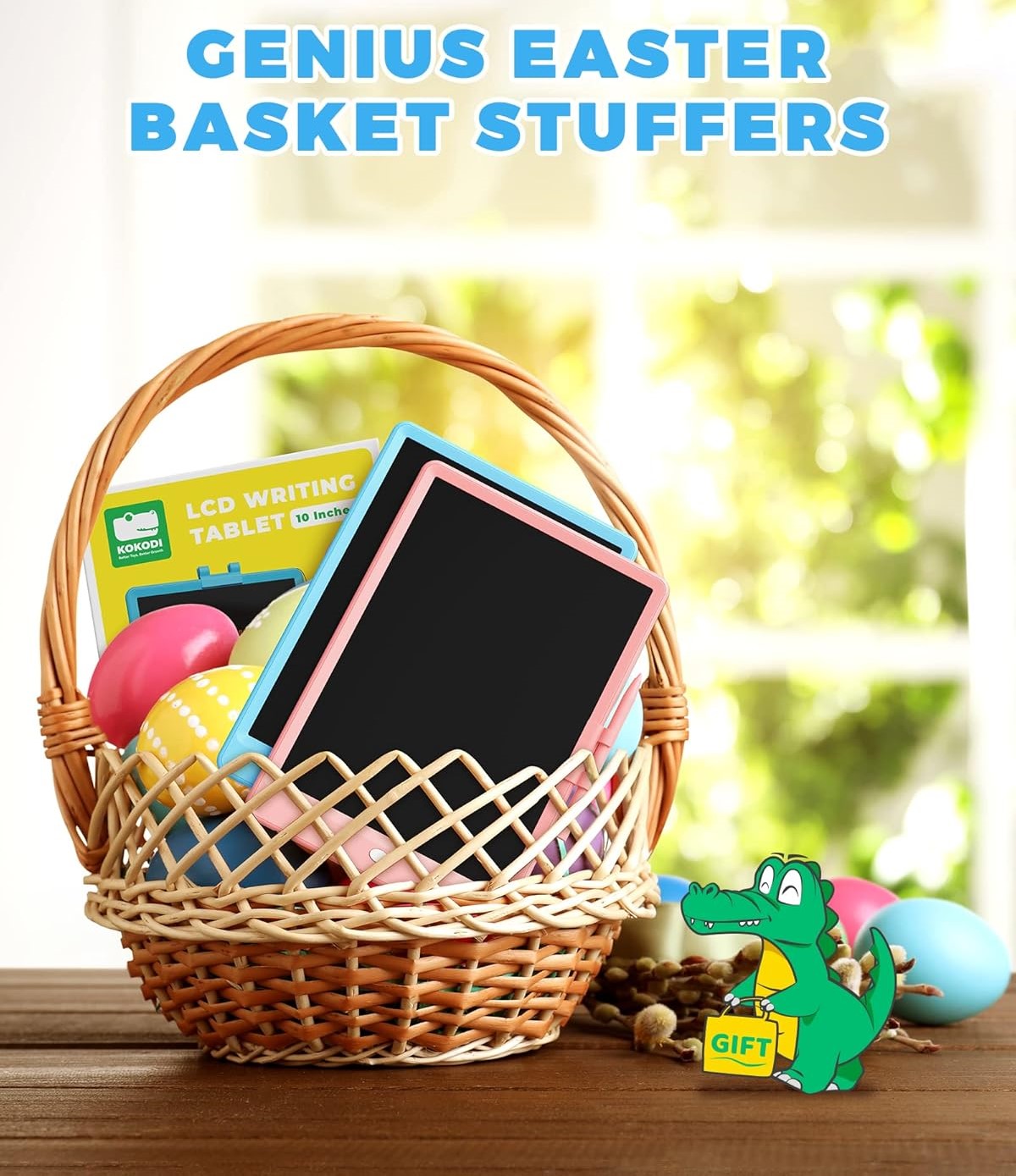 ColorScribe™ Colour LCD Writing Tablet -- Multi-Colour Screen, Lock-Erase, Ultra-Light