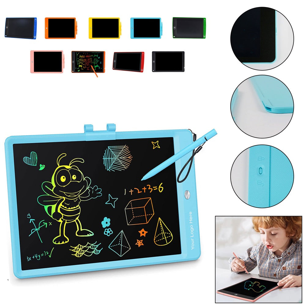 ColorScribe™ Colour LCD Writing Tablet -- Multi-Colour Screen, Lock-Erase, Ultra-Light