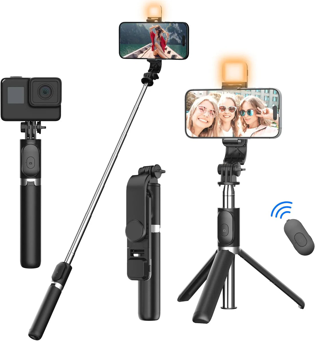 SnapVista 3-in-1 Bluetooth Selfie Tripod
