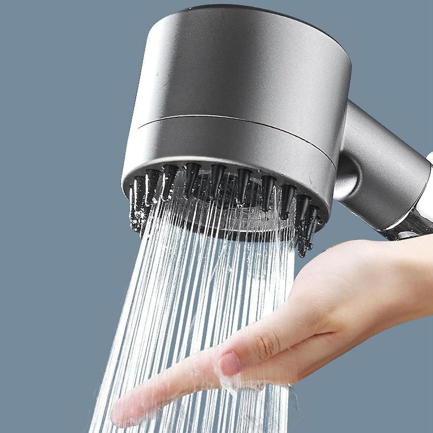 TriMist™ 3-Mode Rain-Mist-Massage Shower Head – Adjustable Triple Spray Settings